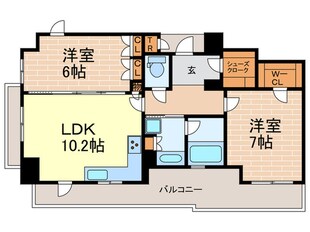 ルネグラン夙川北名次(501)の物件間取画像